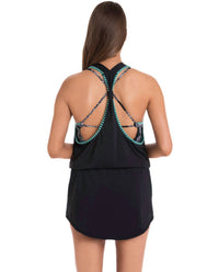 Vera Bradley - No Wake Zone Audrey Romper Cover Up