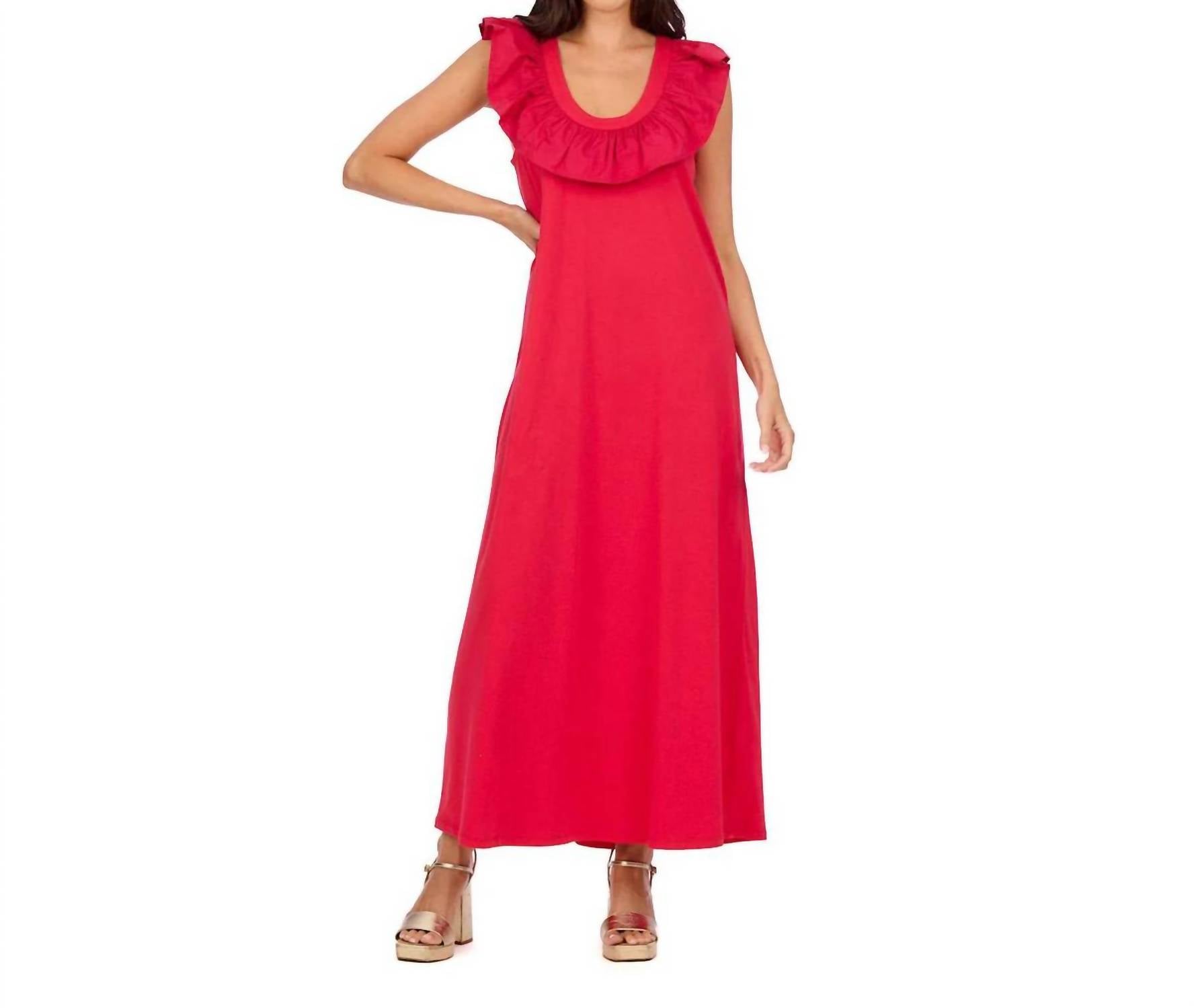 Mudpie - Kimi Ruffle Maxi Dress