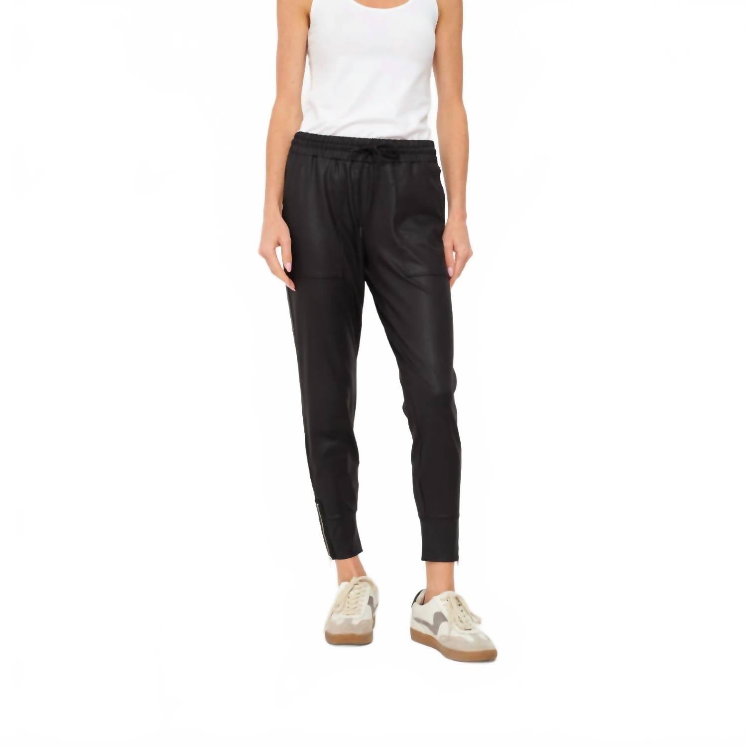 Six/Fifty - Coated Zip Jogger