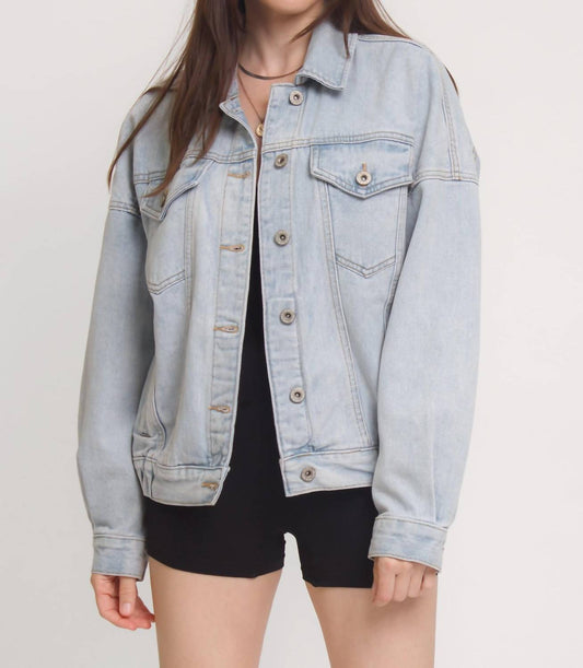 Wishlist - Denim Long Sleeve Jacket