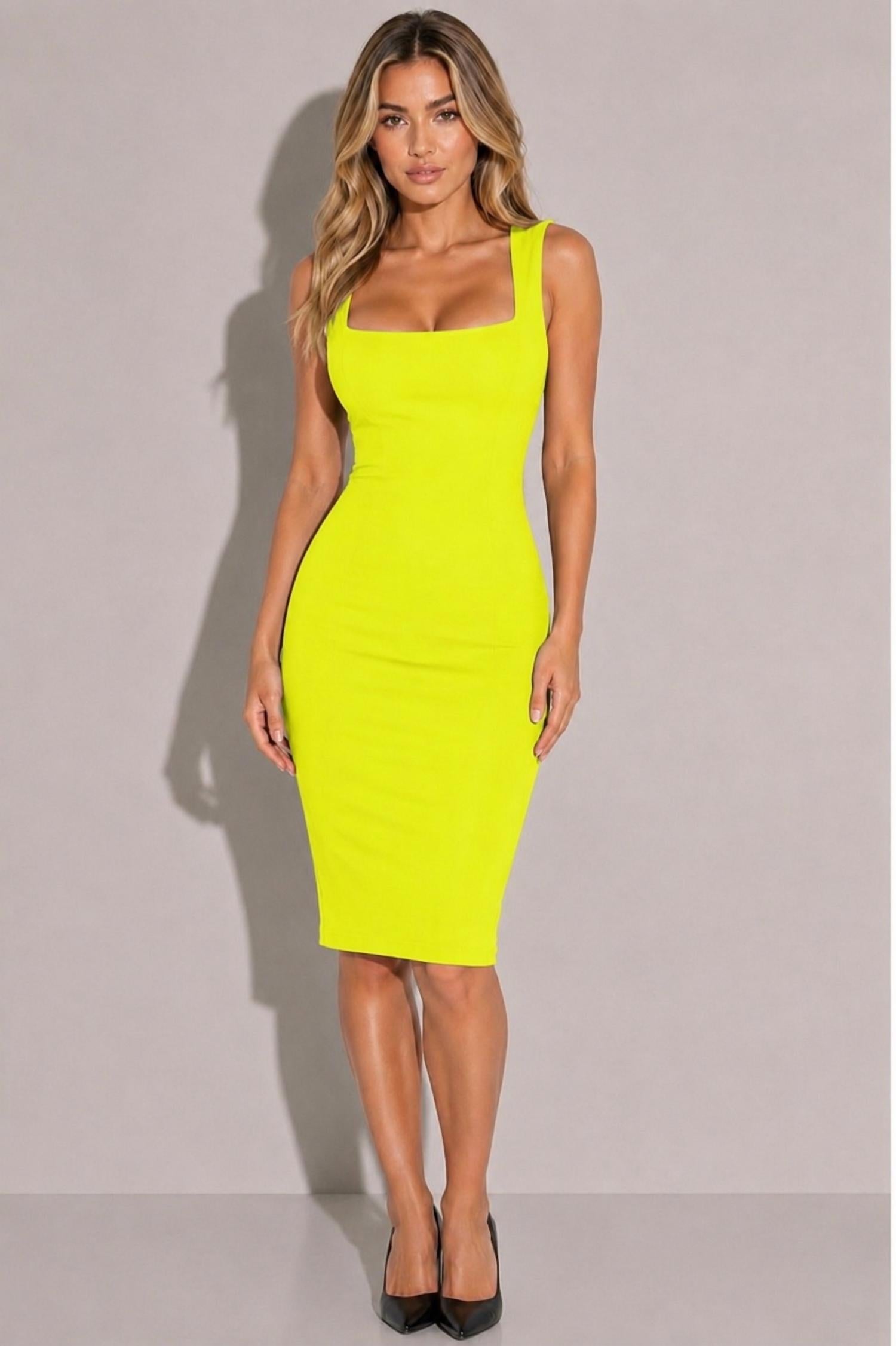 Ta3 - Squarey Pencil Dress