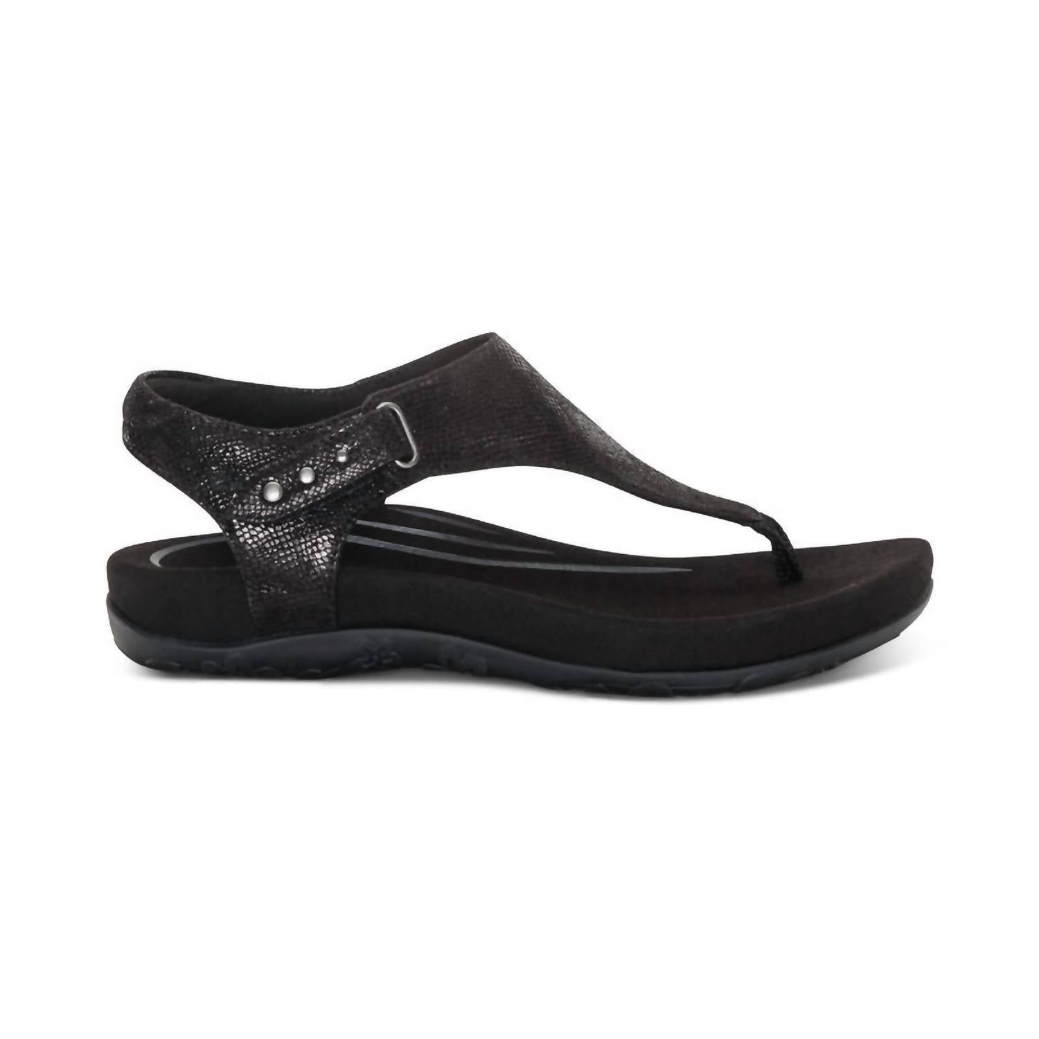 Aetrex - Women's Ellie Toe Post Walking Sandal