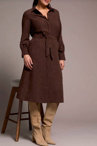 Tribal - Long Sleeve Shirt Dress