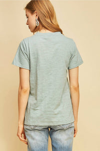 Entro - Lace Up Graphic Tee