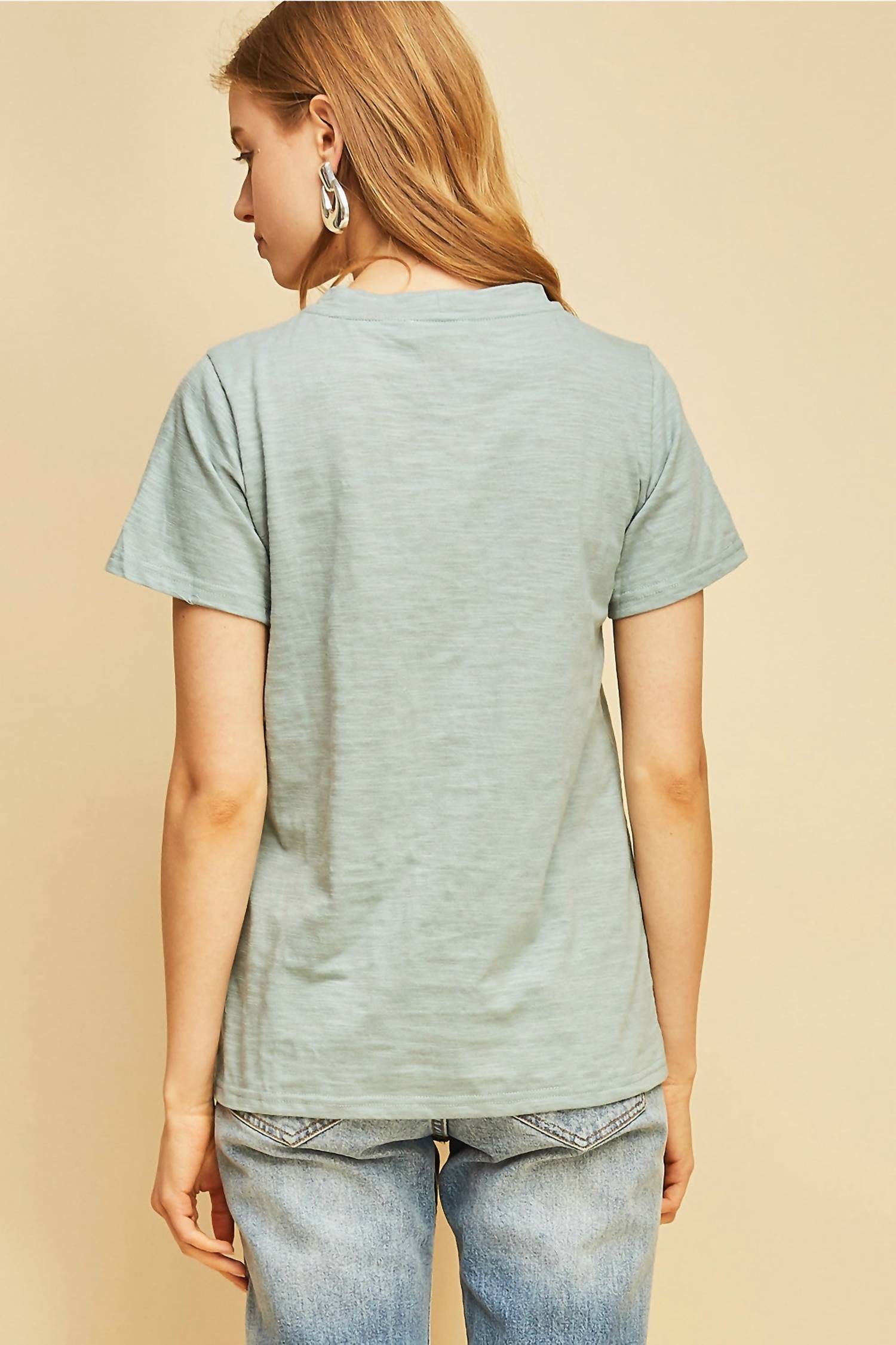 Entro - Lace Up Graphic Tee