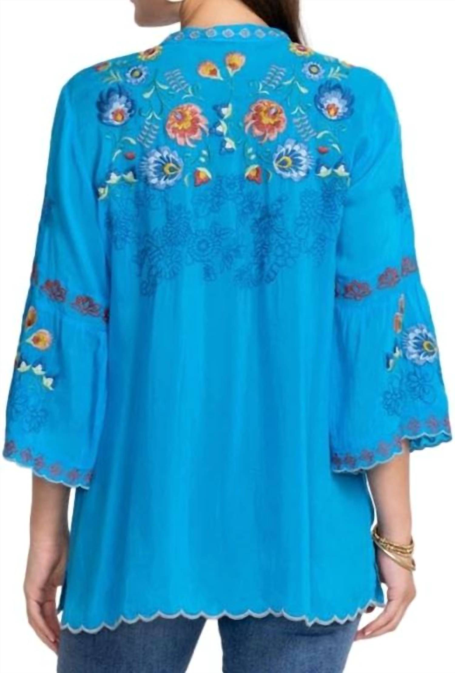 Johnny Was - Maverick Embroidered Blouse