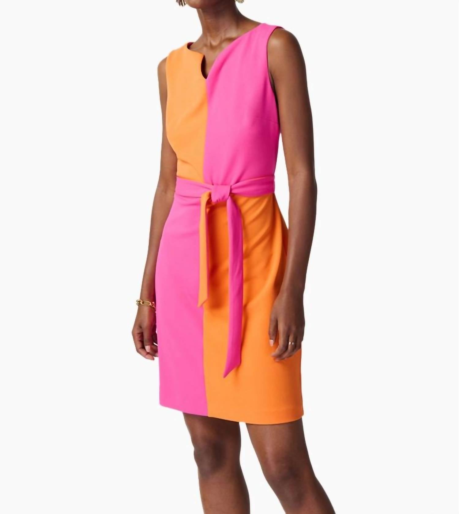 Joseph Ribkoff - Block Patterned Dress