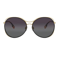 Burberry BE3105 Sunglasses in gold and black in gold and black - women's accessory - alternate view