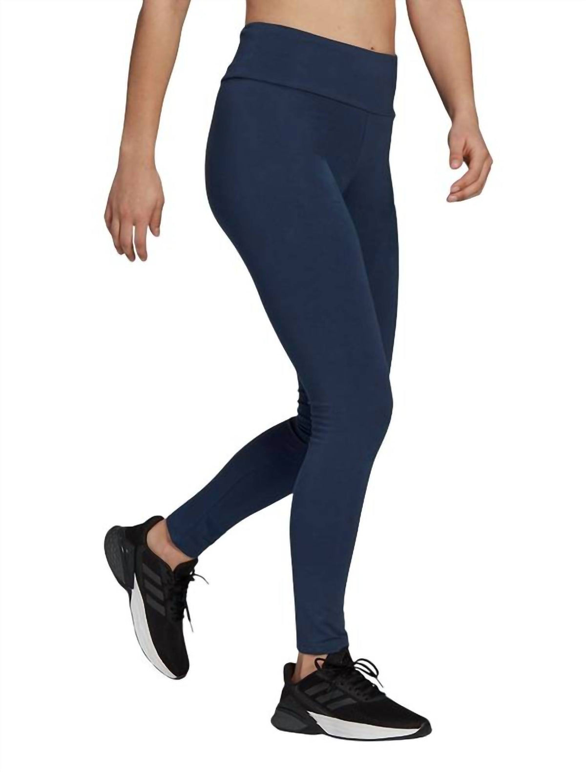 Adidas - Essentials Stacked Logo High-Rise Full Length Leggings