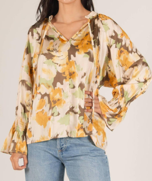 Before You - Satin Boho Top