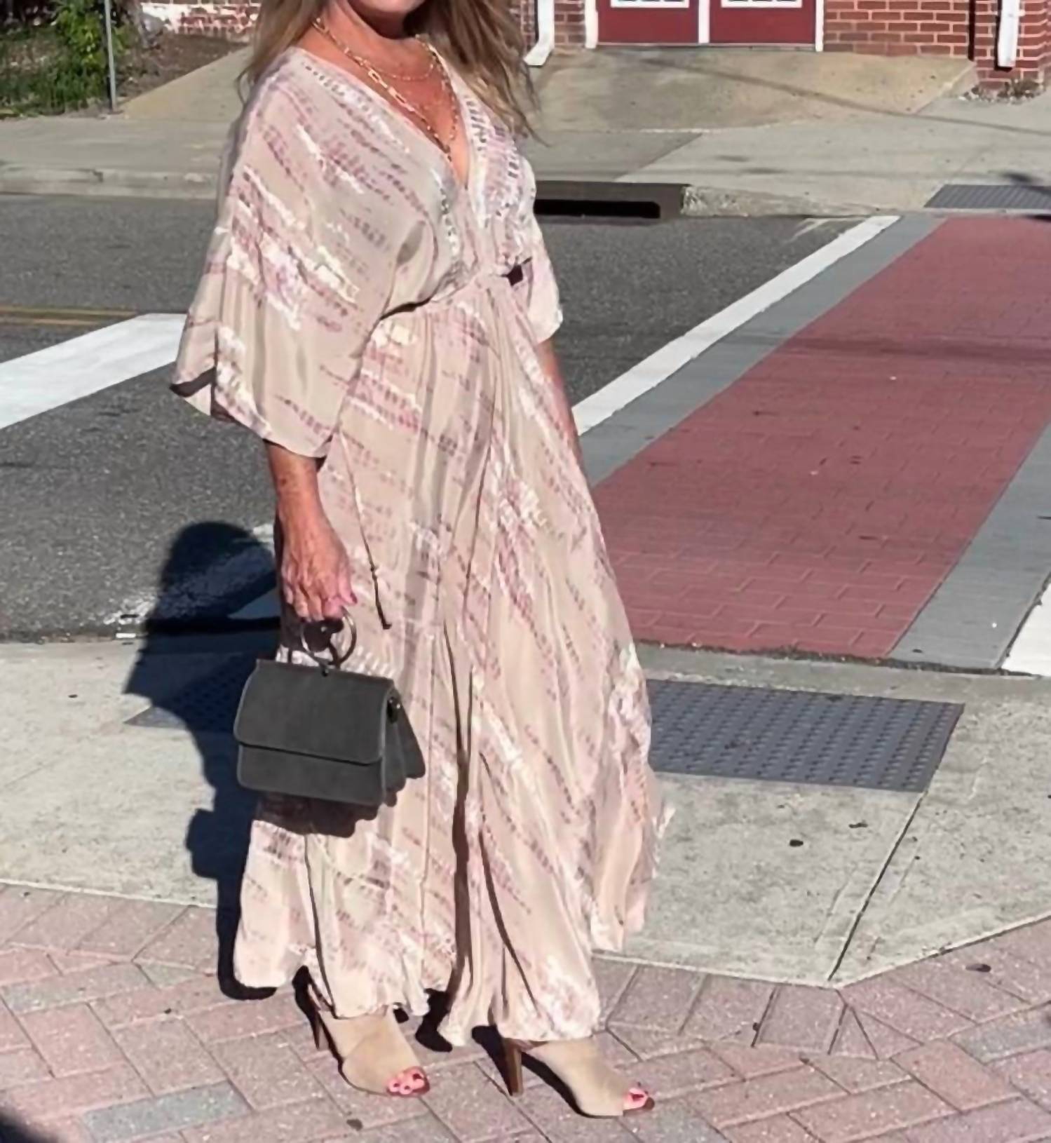 Paani - Kimono Sleeve Maxi Dress