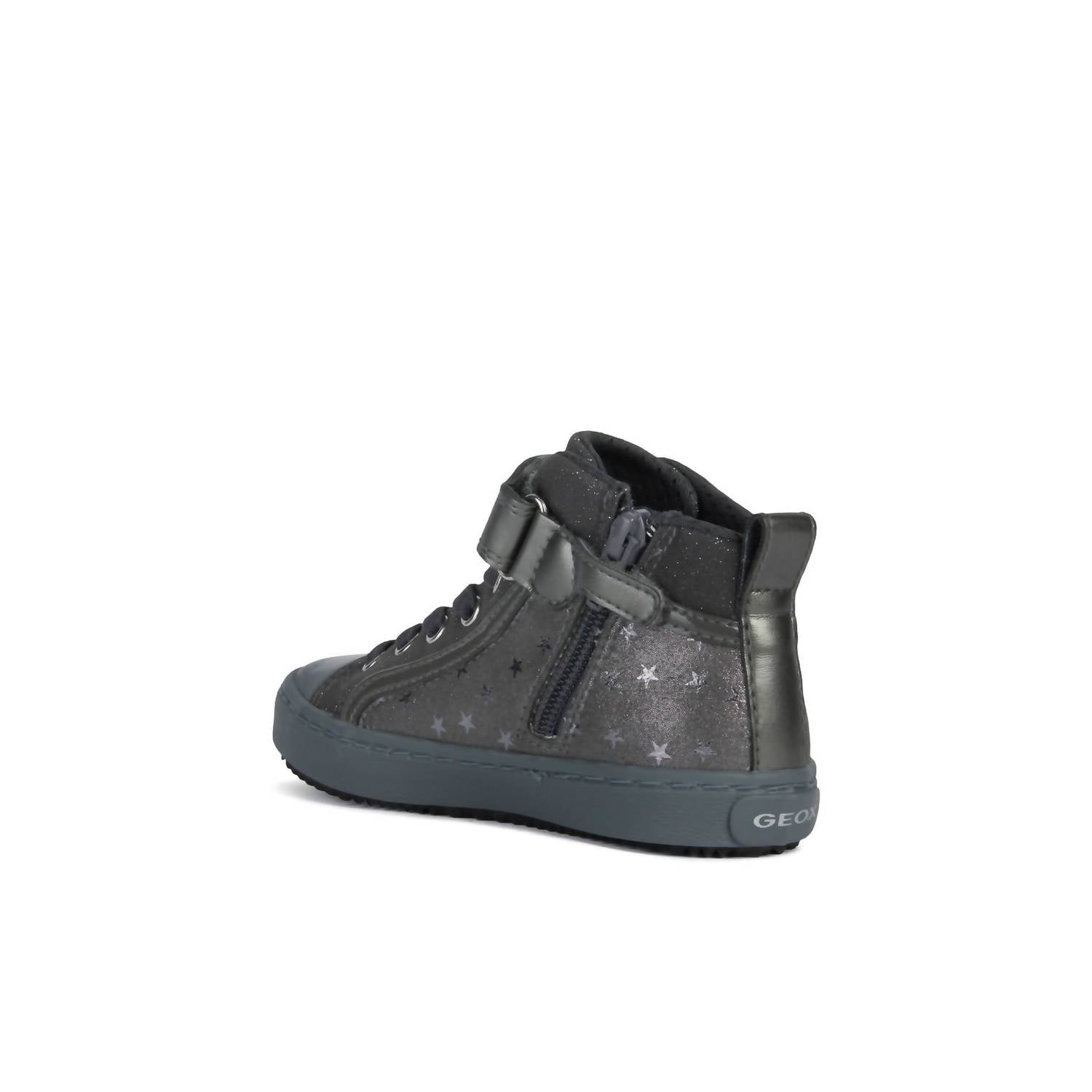 GEOX Girls Kalispera Sneakers in dark grey - kids' sneaker - detail view