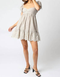 Olivaceous - Tyra Baby Doll Dress