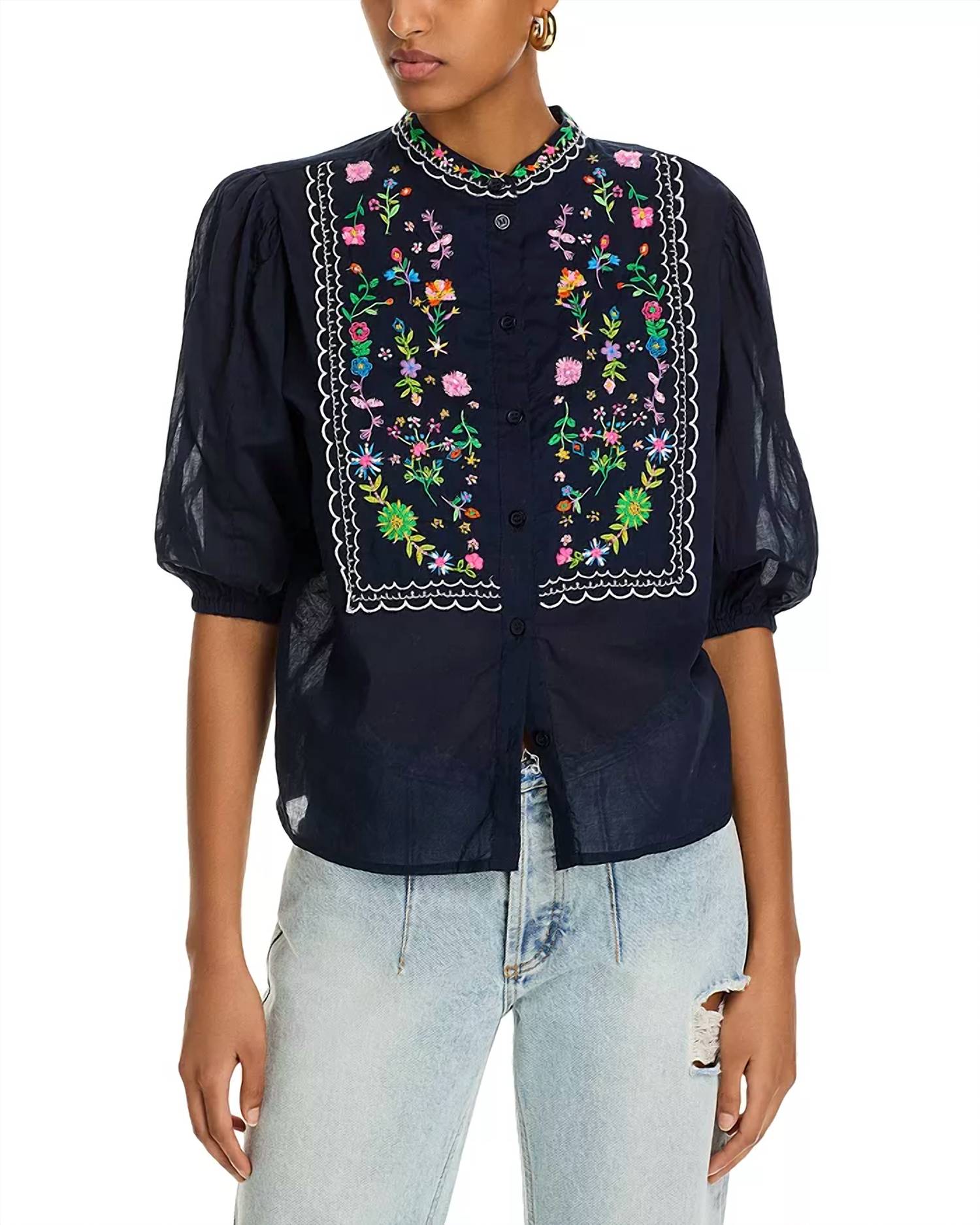 Essentiel Antwerp - Horange Embroidered Shirt