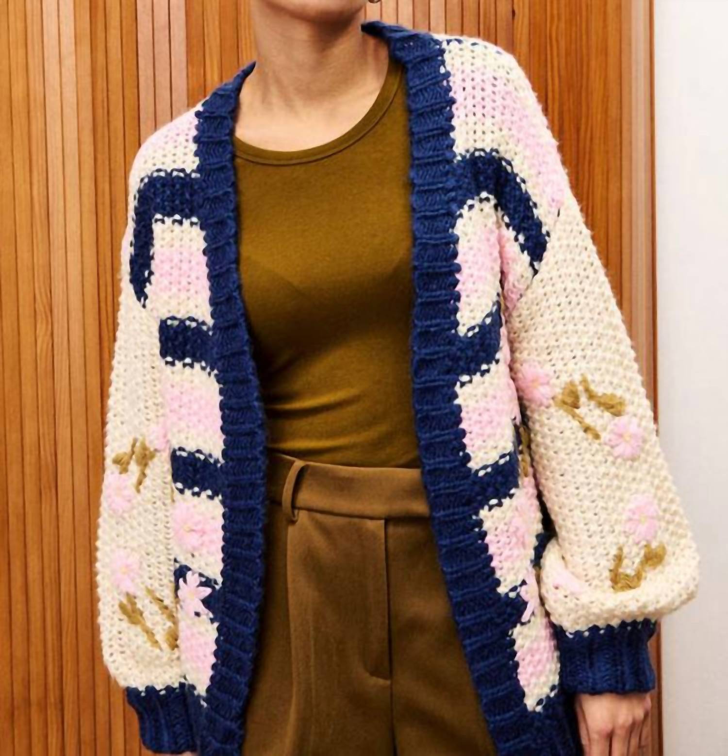 Frnch - Dahlia Striped Cardigan