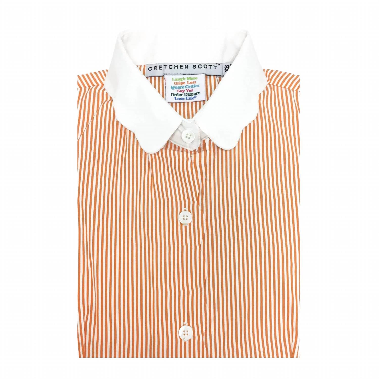 Gretchen Scott - Pique All Day Pinstripe Shirt