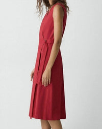 Theory - Sleeveless A-line Wrap Dress
