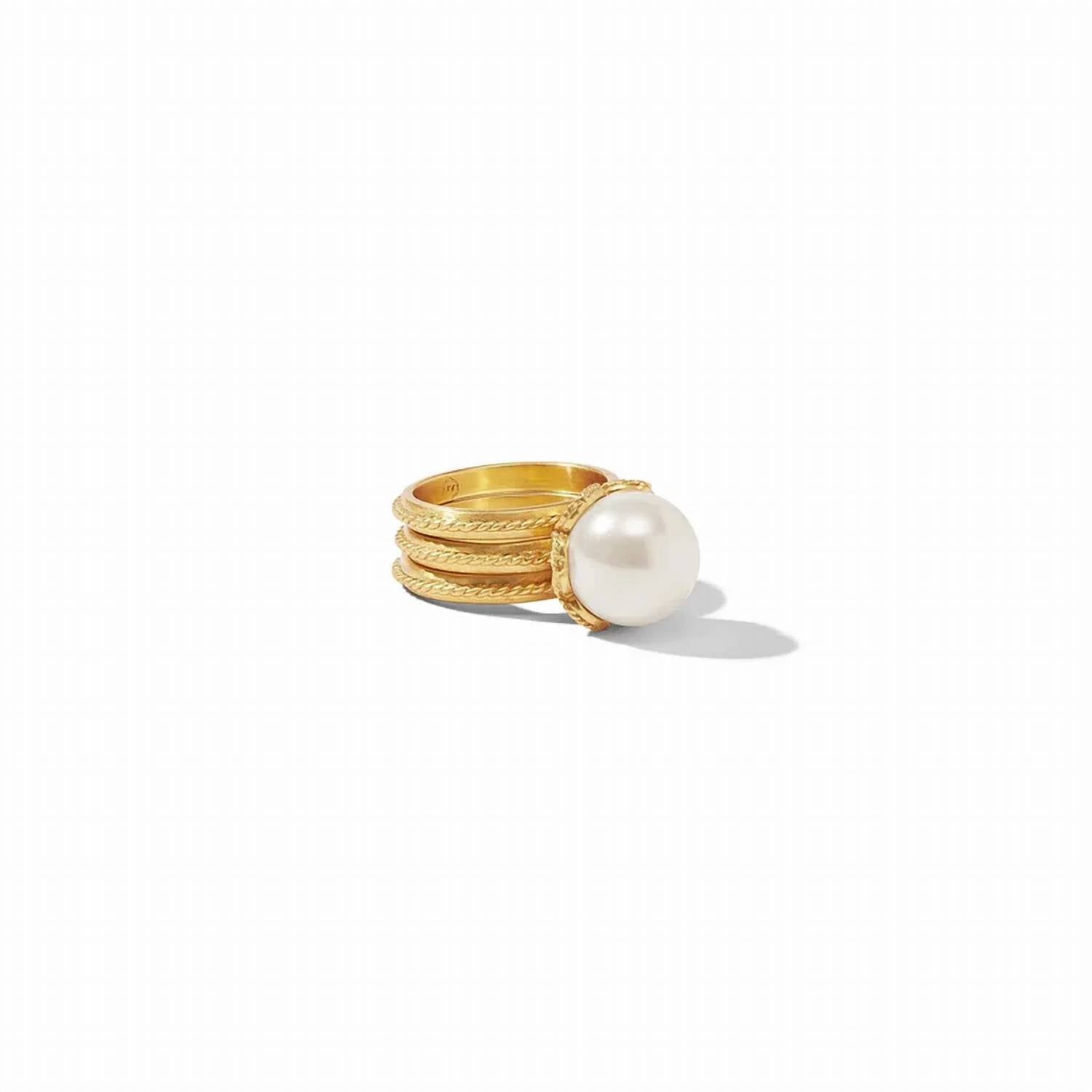 Julie Vos - Women's Delphine Pearl Ring Set