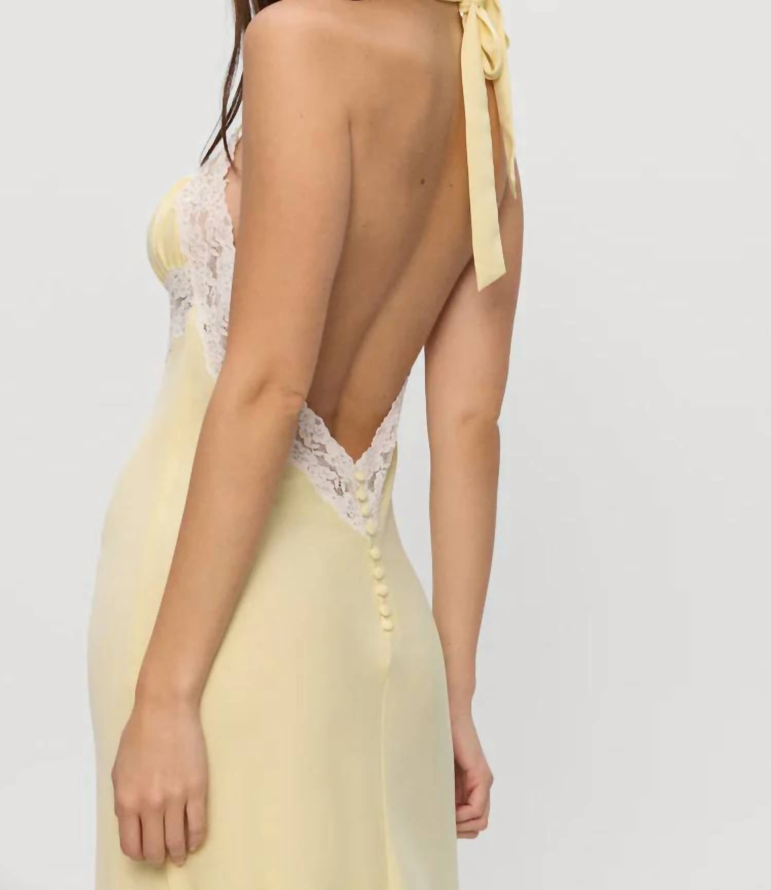 Frankies Bikinis - Darcy Satin Midi Dress
