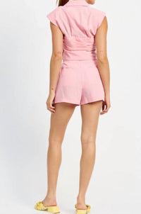 En Saison - Bethany Pleated Top