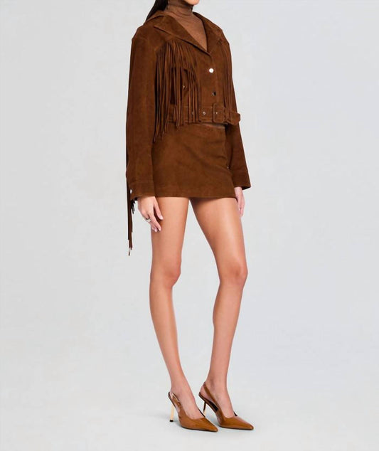 Retrofete - Valerie Suede Mini Skirt