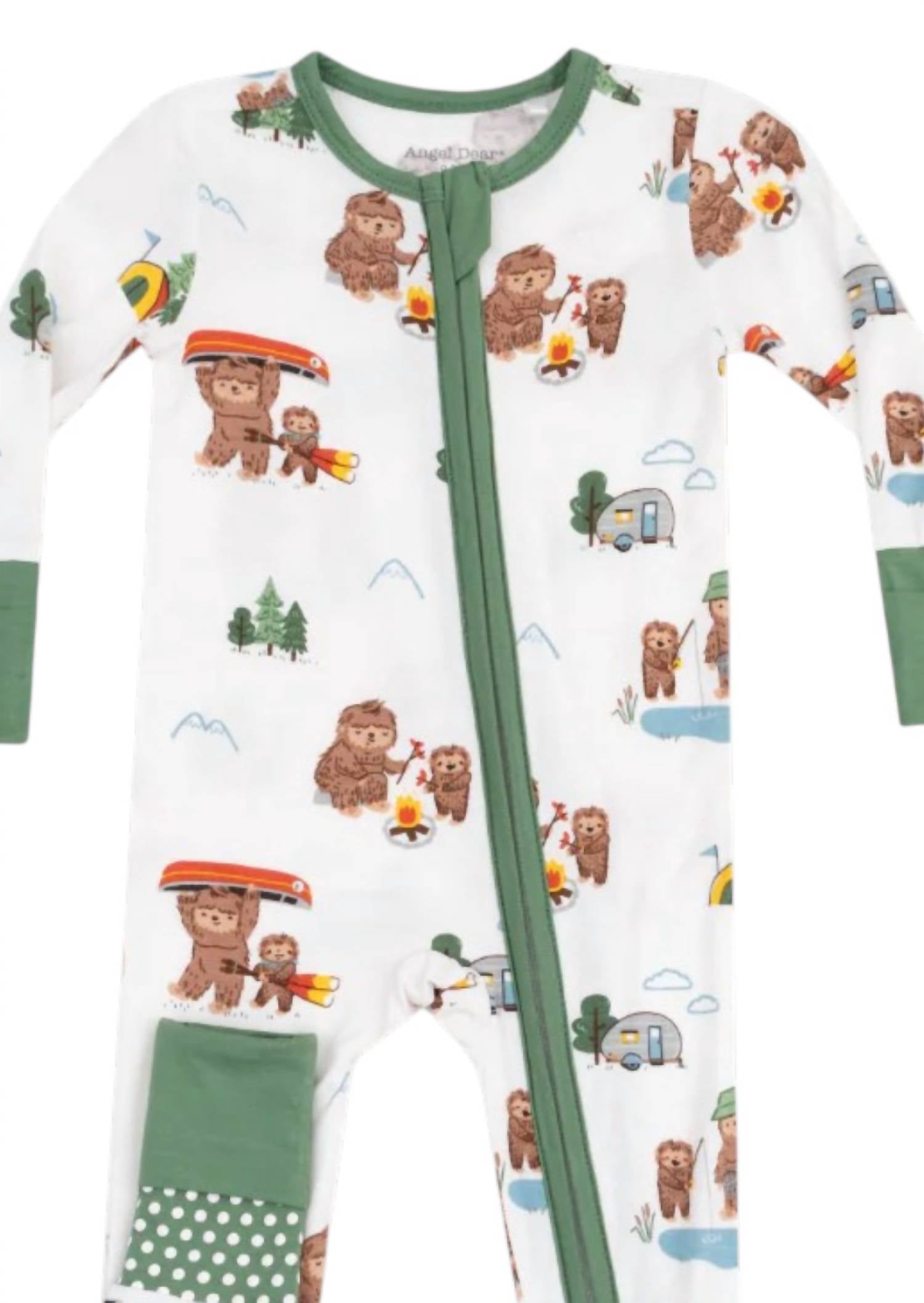 Angel Dear - Kids Zippered Bigfoot Romper