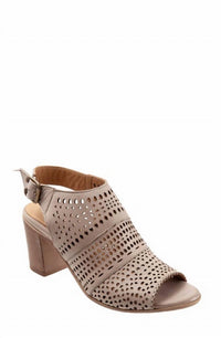 bueno Women's Upton Dress Sandals in light grey leather - women's sandal