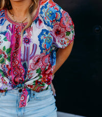Johnny Was - Avah Button Down Shirt Kallie