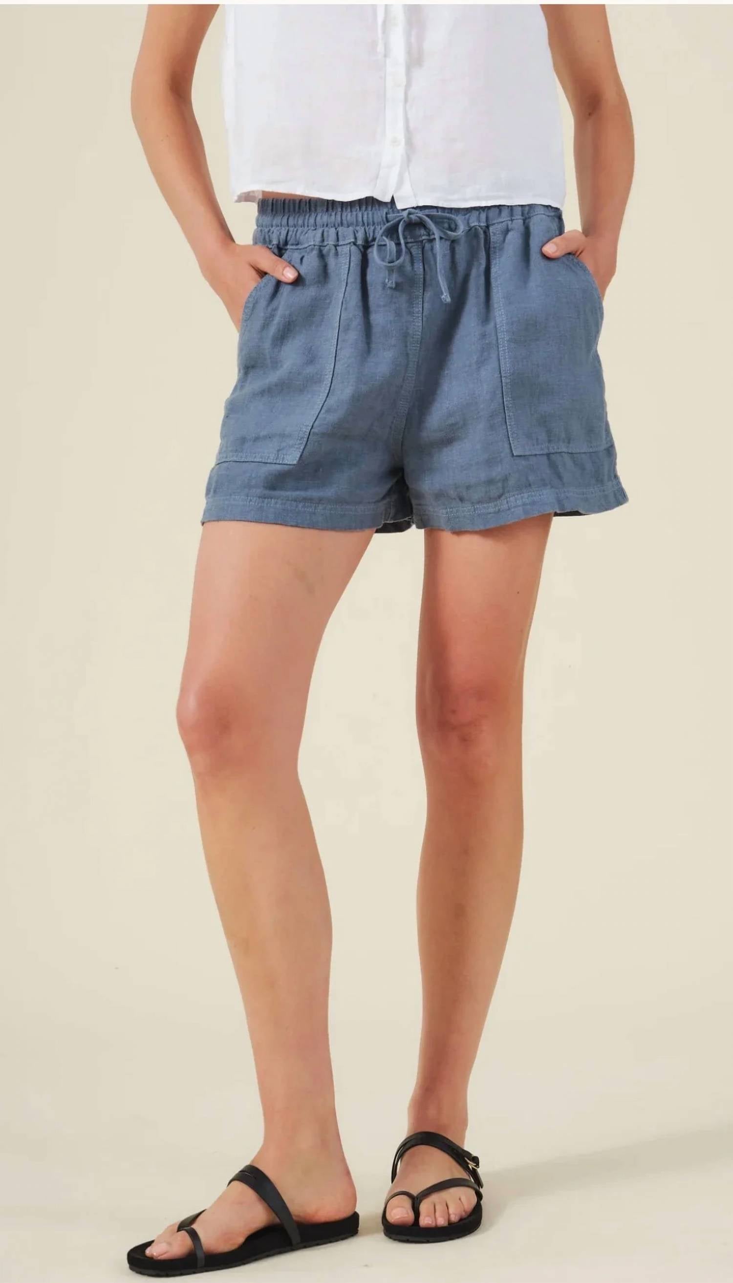 Velvet By Graham & Spencer - Sutton Linen Shorts