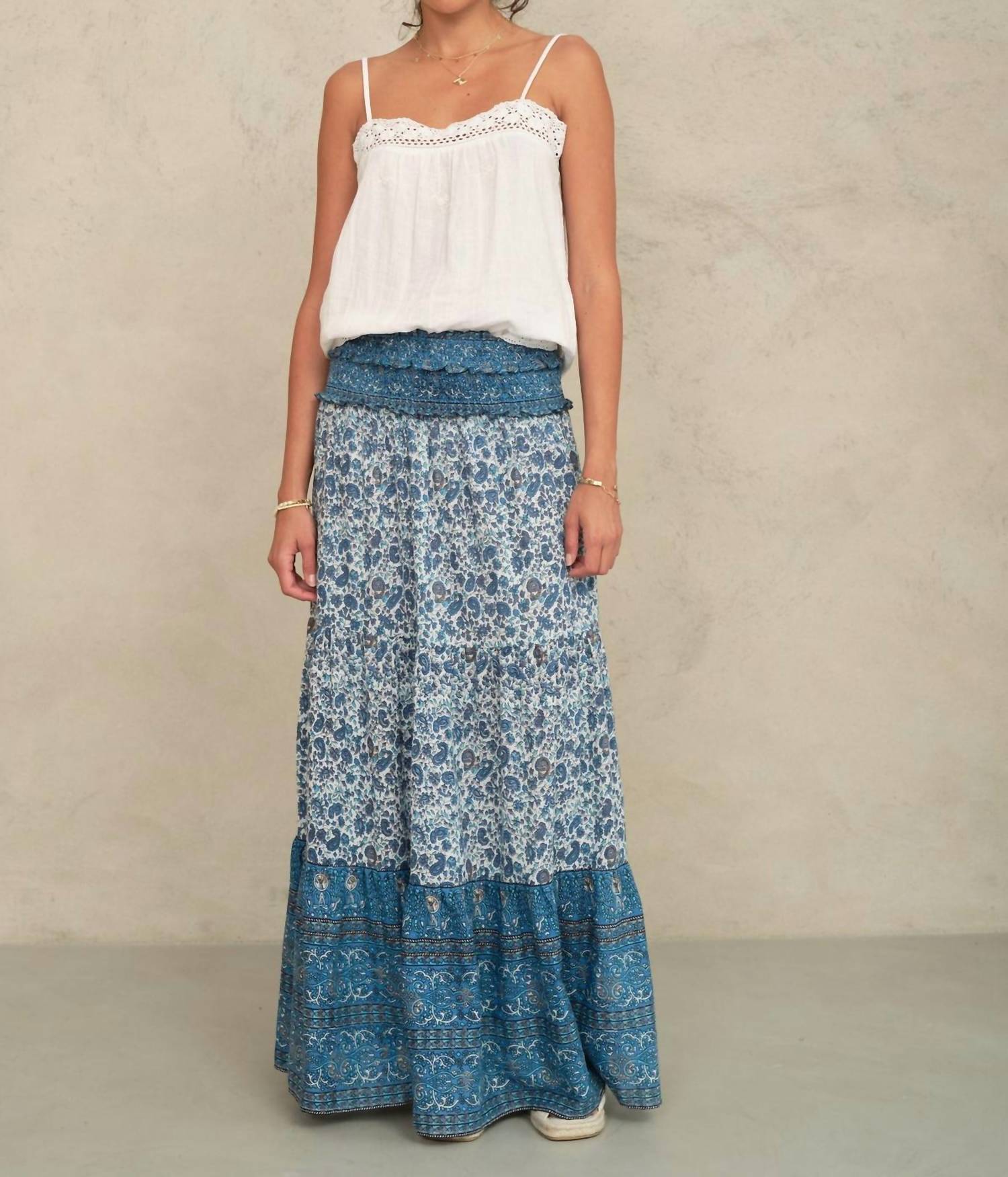 M.A.B.E. - ESTI PRINT MAXI SKIRT