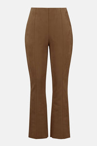 Joseph Ribkoff - Marled Suede Flare High-rise Trousers
