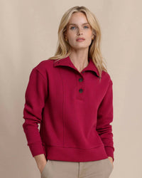Southern Tide - Tonya Button Mock Pullover