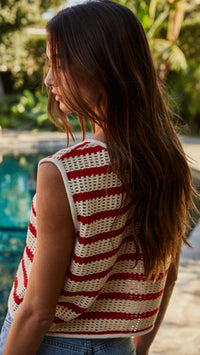 By Together - Striped Sleeveless Top