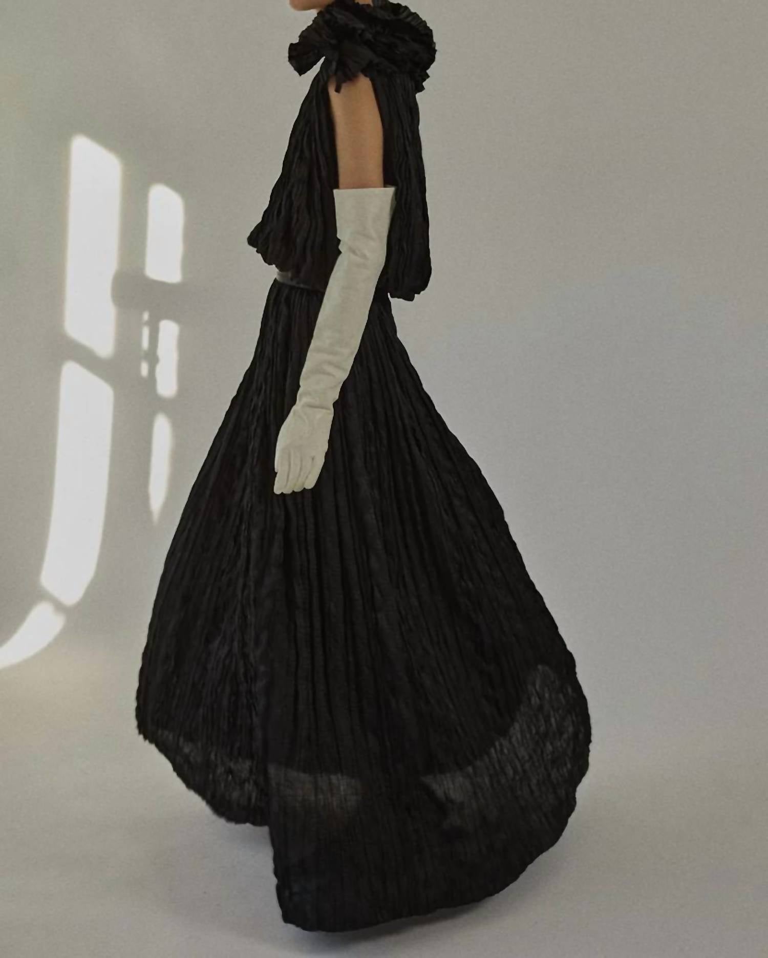 Heirlome - Emma Pleated Satin Maxi Skirt