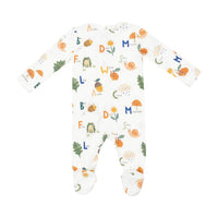 Angel Dear - Kid's Nature Abc's 2 Way Zipper Footie