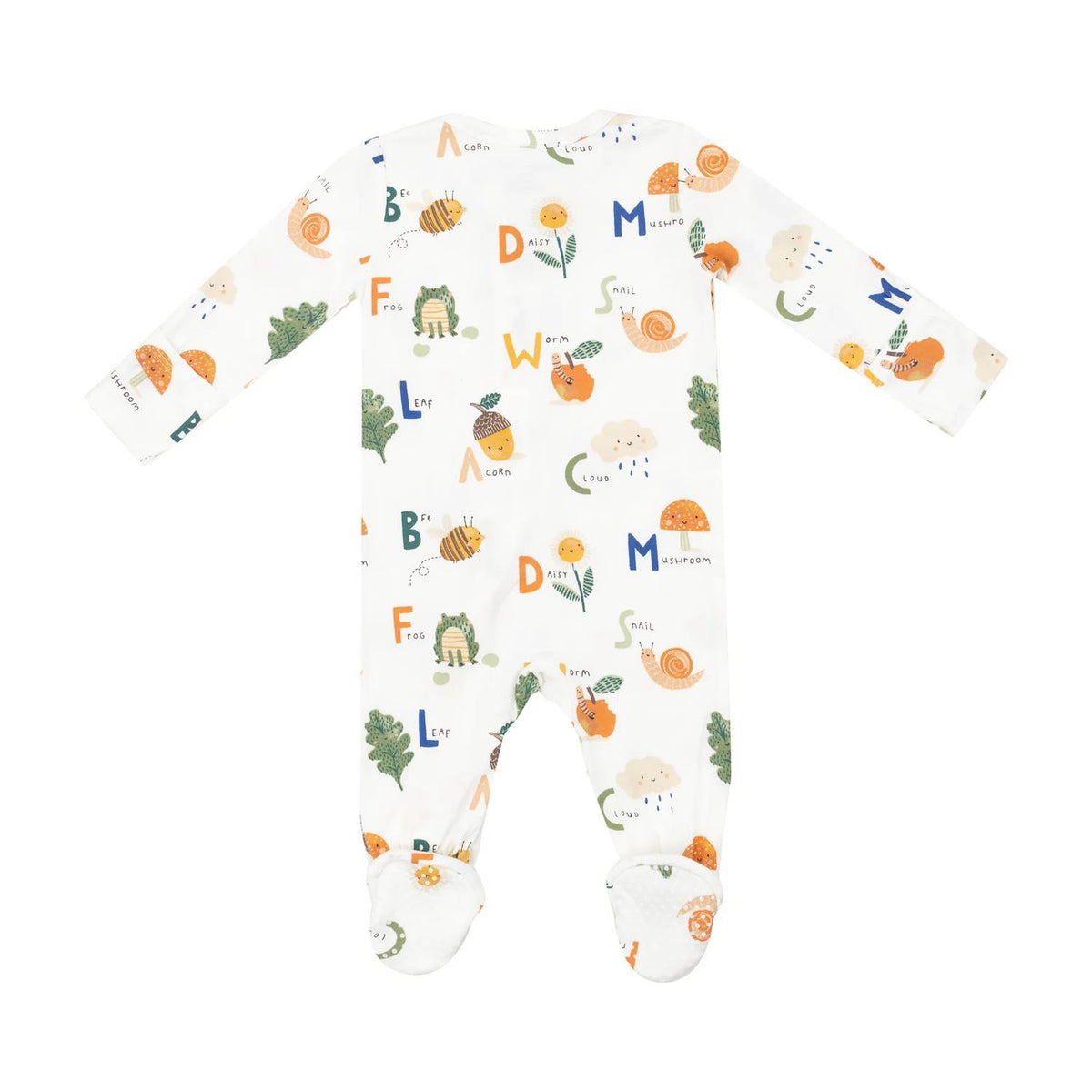 Angel Dear - Kid's Nature Abc's 2 Way Zipper Footie