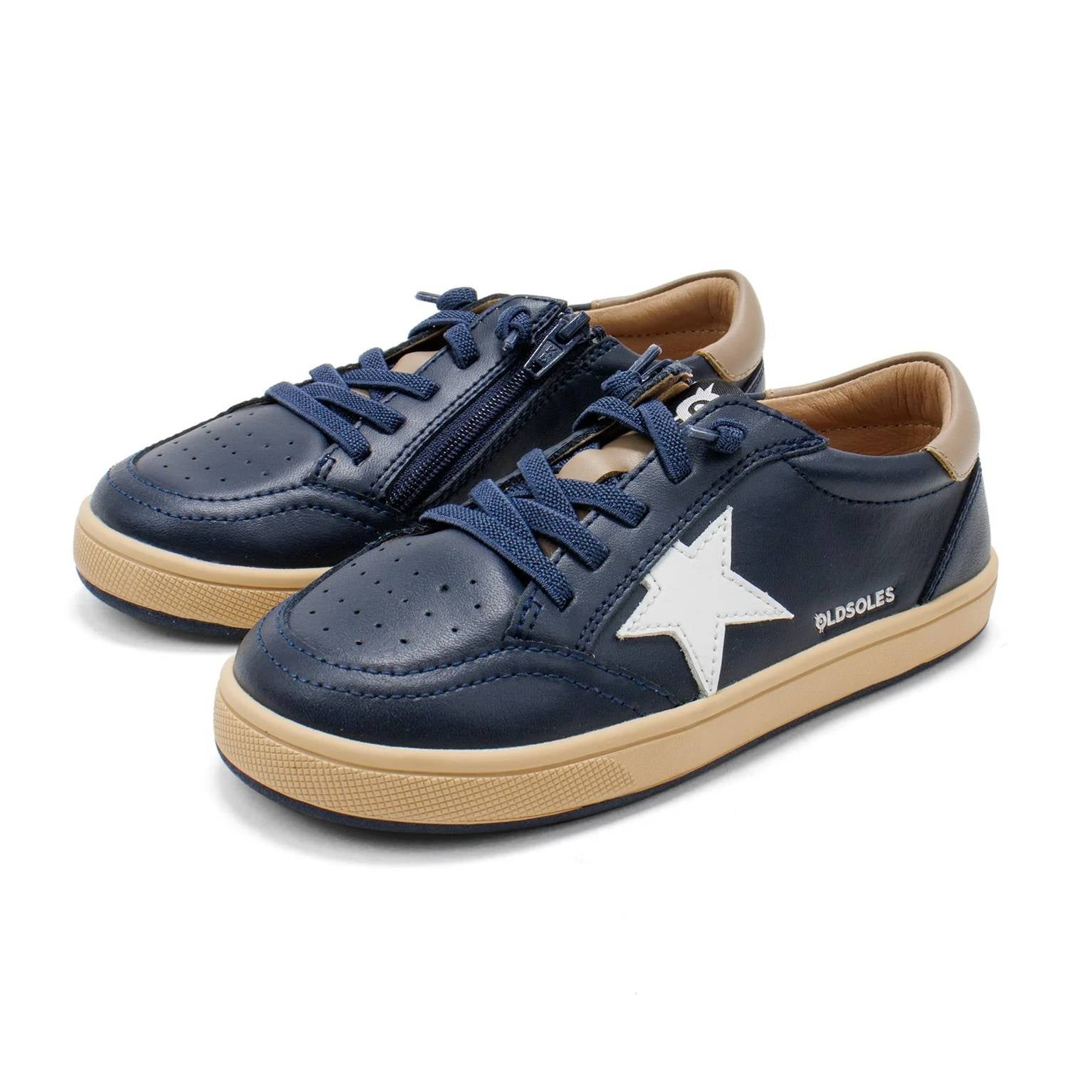 Oldsoles - Boy's Platinum Runner Low Top Sneaker