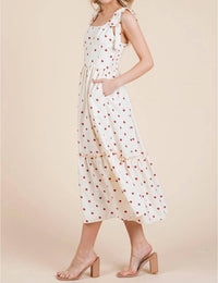 Geegee - Strawberry Fields Midi Sundress