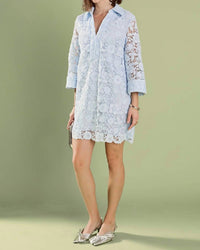 English Factory - Guipure Lace Mini Dress