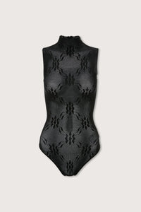 VICTORIA BECKHAM Sleeveless High Neck Bodysuit in black - women's shirt - view 4