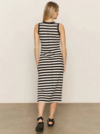 Sanctuary - Bold Stripe With Contrast Trim Midi Dress