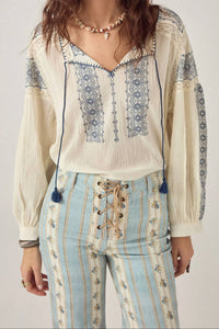 Maison Hotel - Claudia Embroidery Blouse