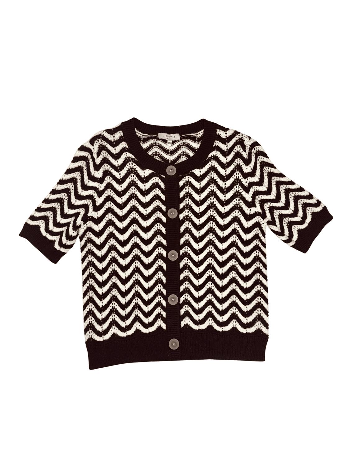 J. Society - Women's Chevron Cardigan