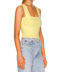 525 America - Wide Strap Square Neck Tank Top