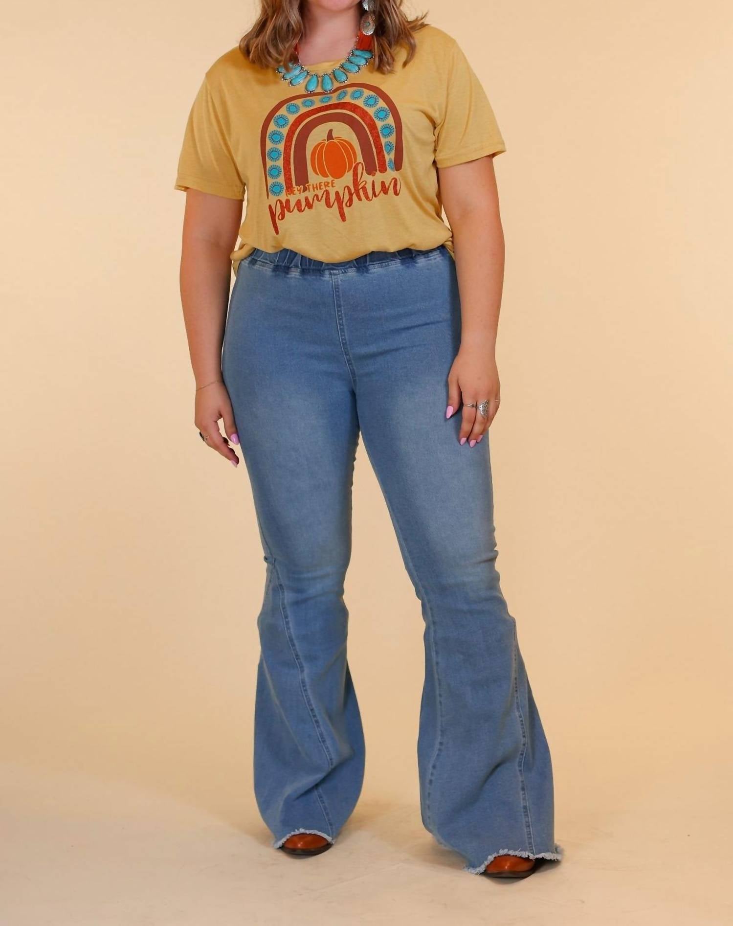 Southern Grace - The Jolene High Rise Flare Denim