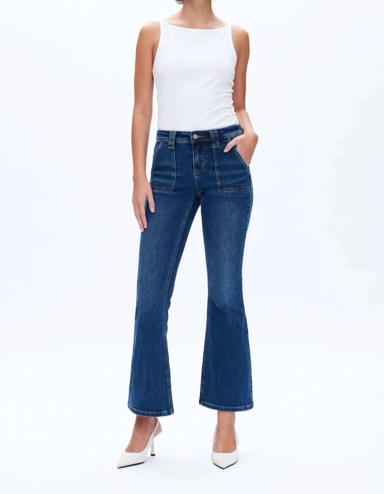 Bayeas - Jess Low Rise Flare Jeans