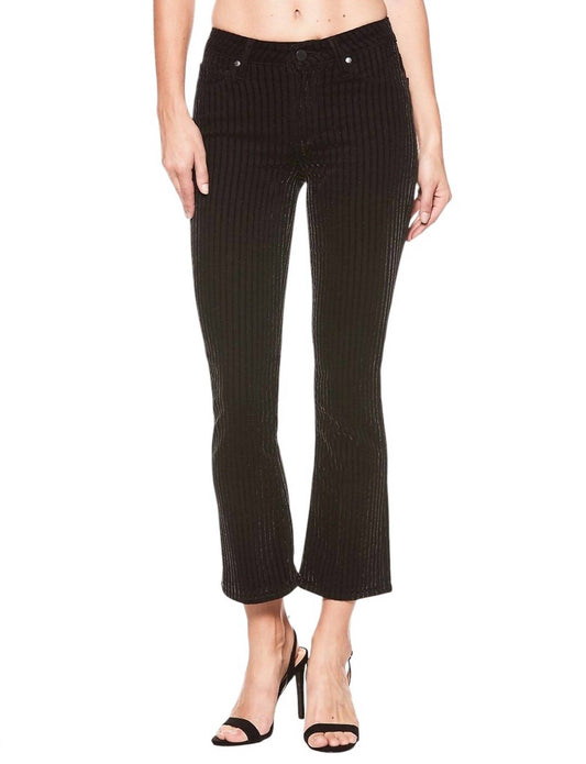 Paige - Colette Crop Flare Velvet Pants