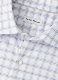 PETER MILLAR Lenox Crown Lite Cotton Stretch Shirt in white - men's shirt - alternate view
