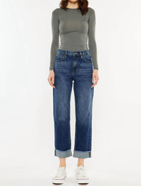 Kancan - Finley Essentials High Rise Straight Leg Jean