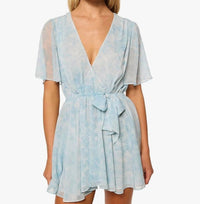 Misa Los Angeles Kaila Dress in aqua blue - women's dress